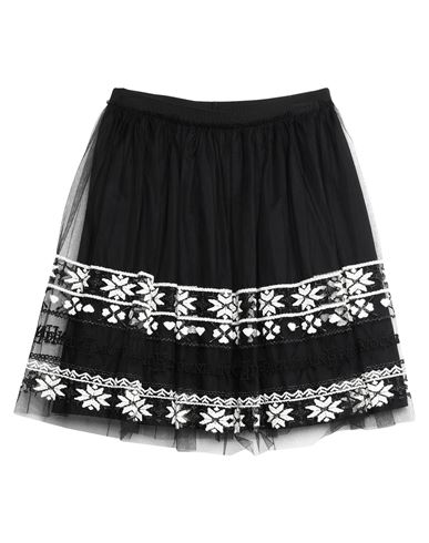 Woman Mini skirt Black Size 4 Polyester, Acrylic, Wool, Polyamide