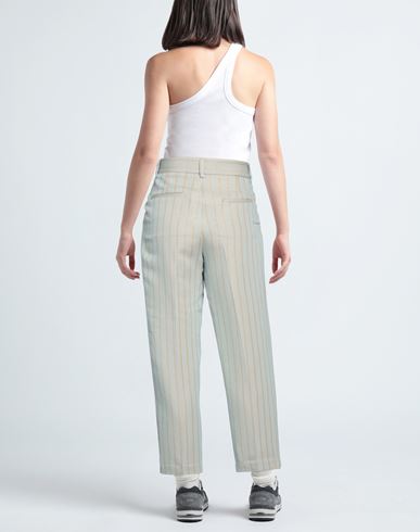 Woman Pants Light green Size 2 Cotton, Virgin Wool, Polyester, Polyamide