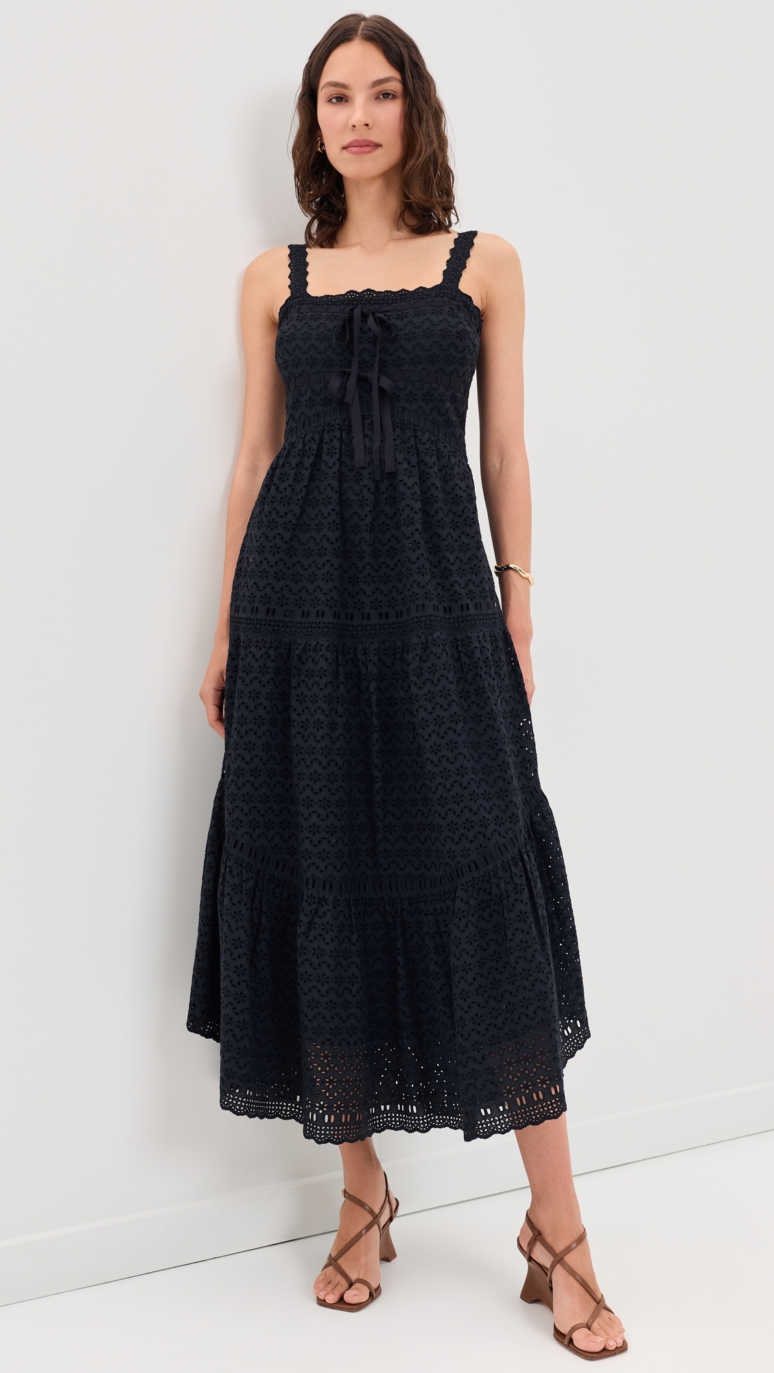 Constance Cotton Dress Midnight