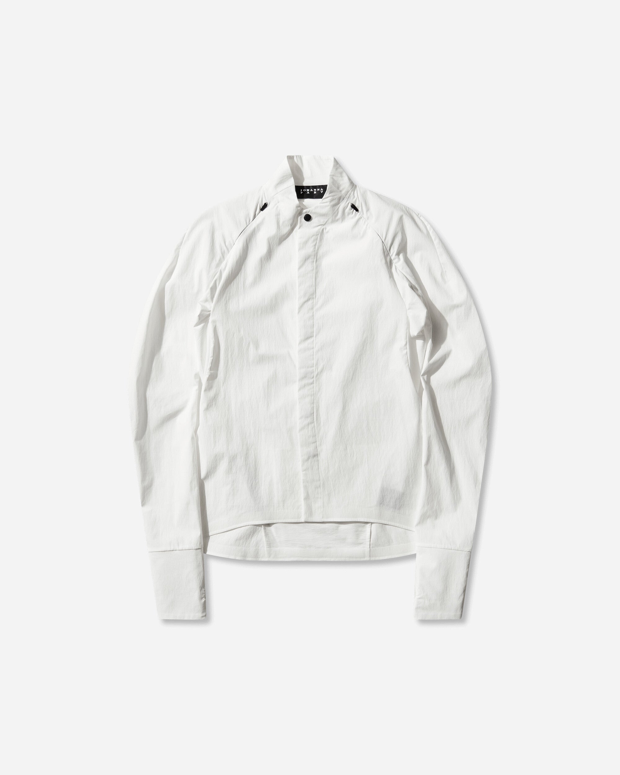 Women s Long Sleeve Zip Shirt White