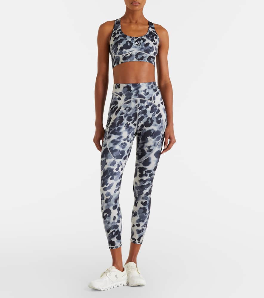 Printed sports bra