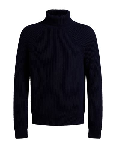 Man Turtleneck Midnight blue Size 38 Wool, Cashmere