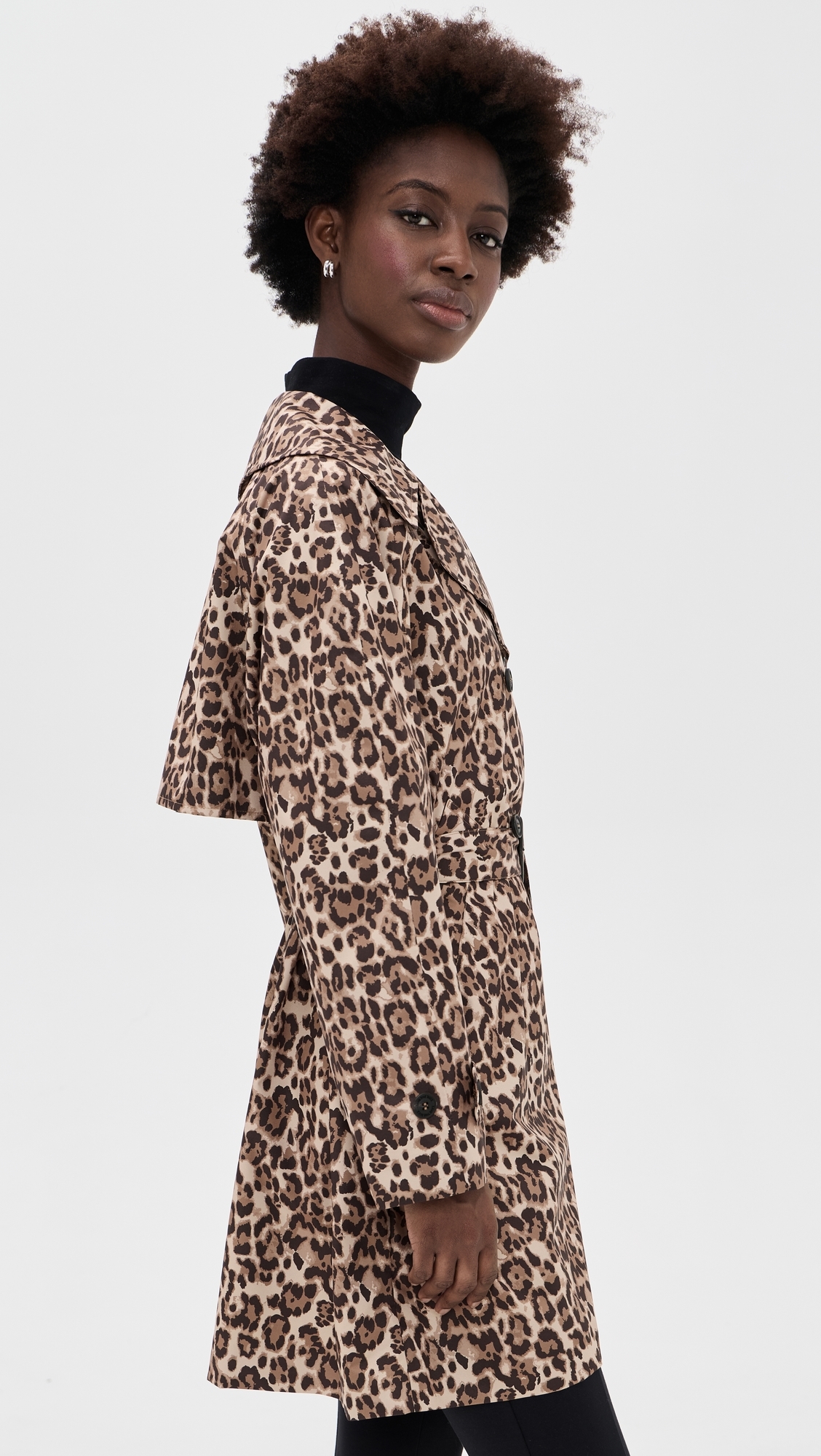 Tecla Trench Coat Leopard