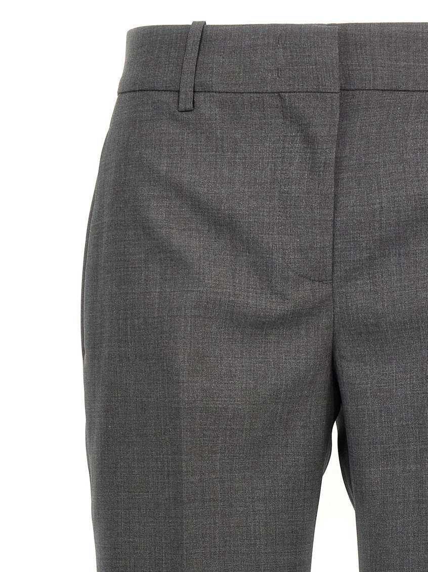 Wool Pants Gray