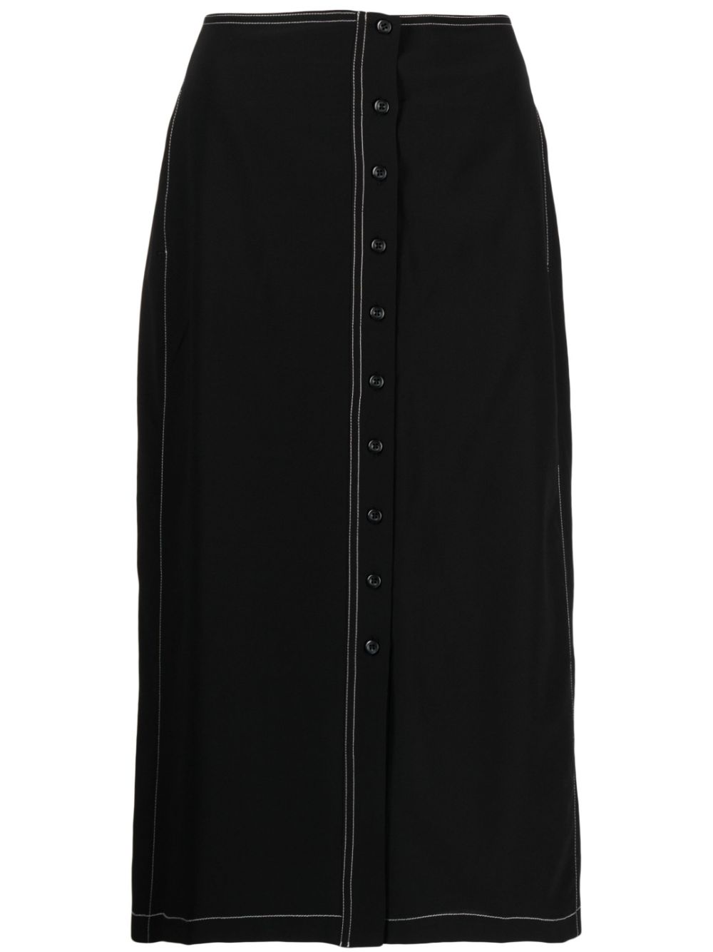 High-waist skirt - Black