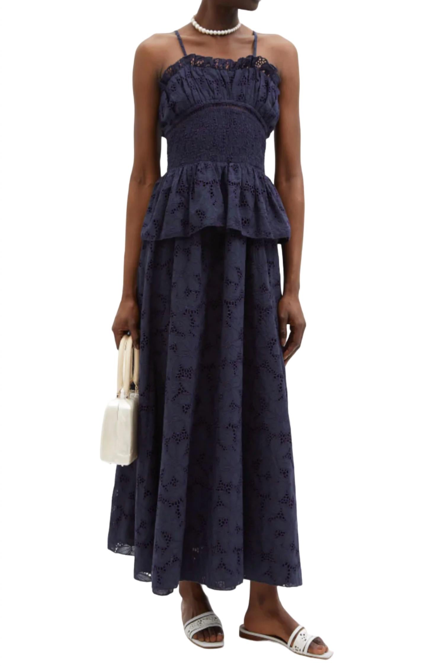 Amara Dress In Navy