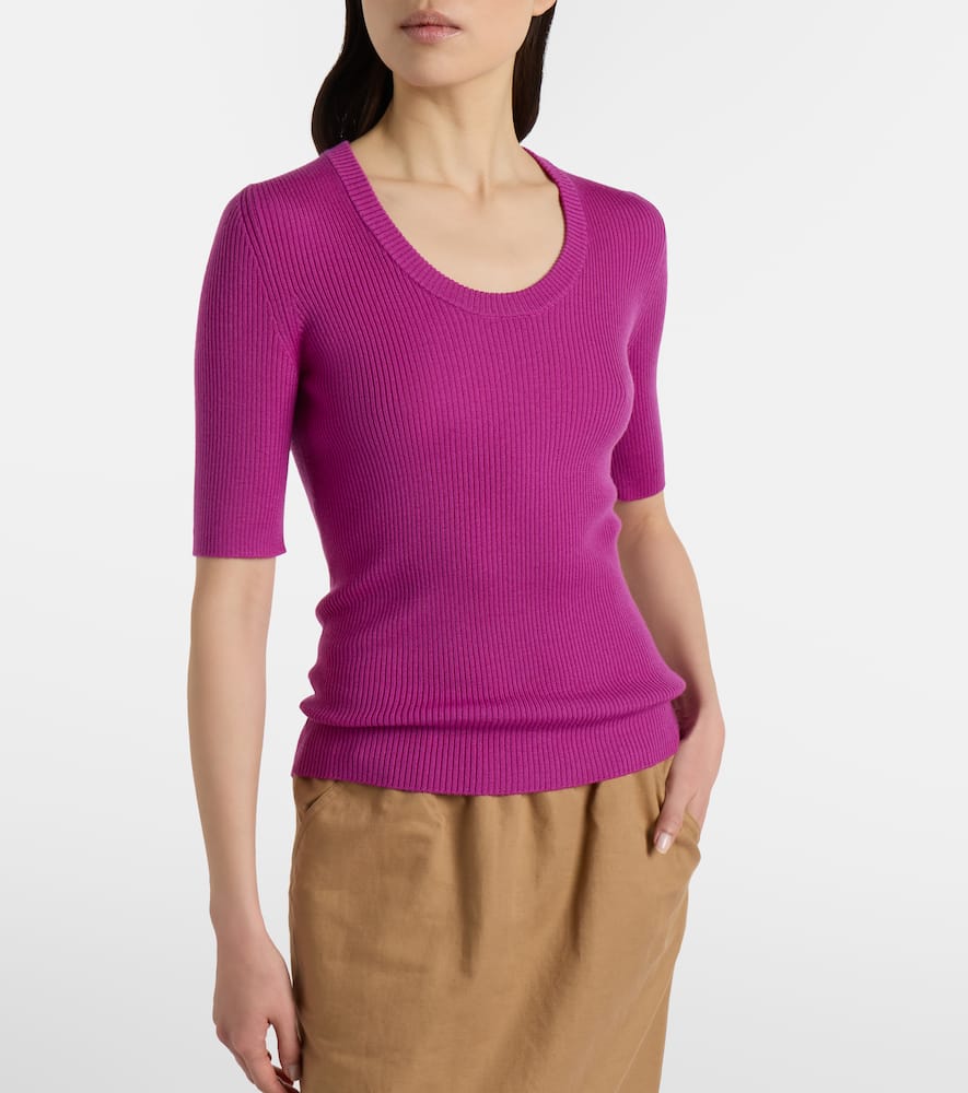 Chloé Ribbed-knit wool top