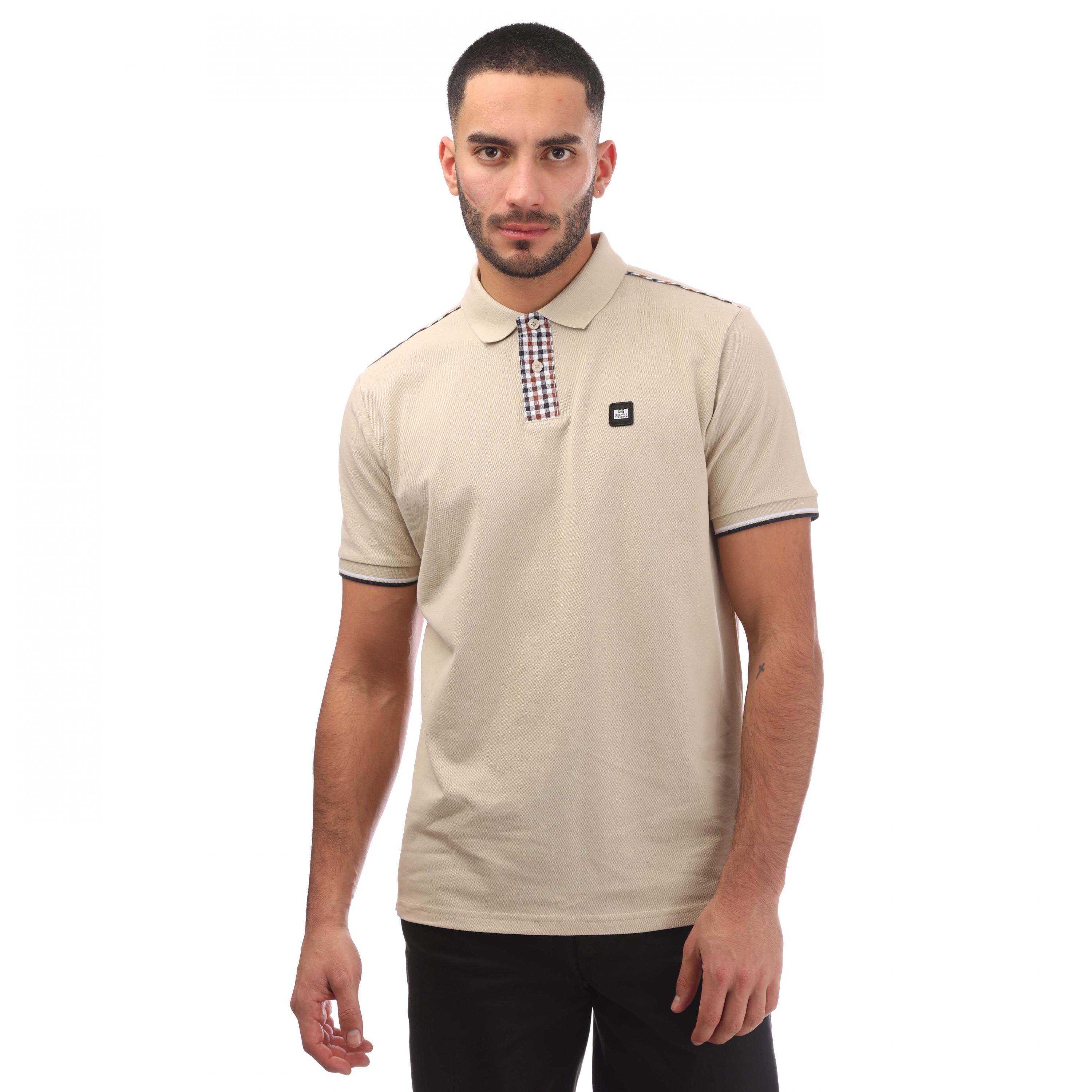 Weekend Offender - "Teresina" Poloshirt für Herren (Steinfarben)