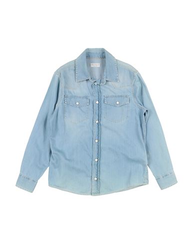 Kid Boy Denim shirt Blue Size 10 Cotton