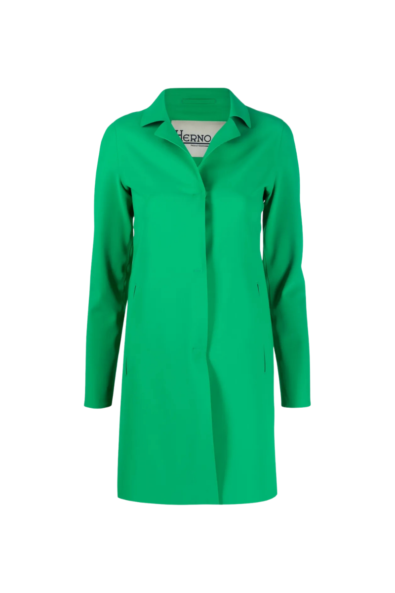 Nylon Coat Coat — Green