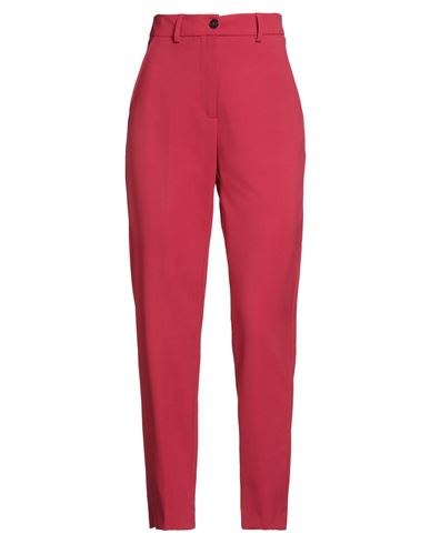 Woman Pants Magenta Size 2 Polyester, Virgin Wool, Elastane