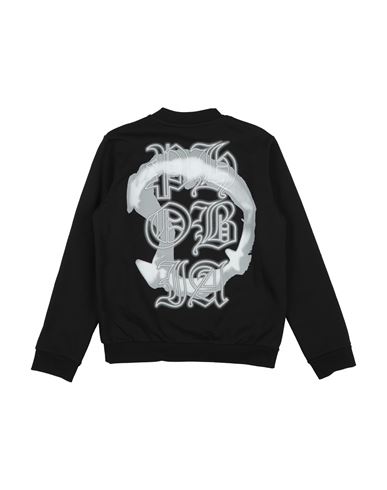 Kid Boy Sweatshirt Black Size 12 Cotton