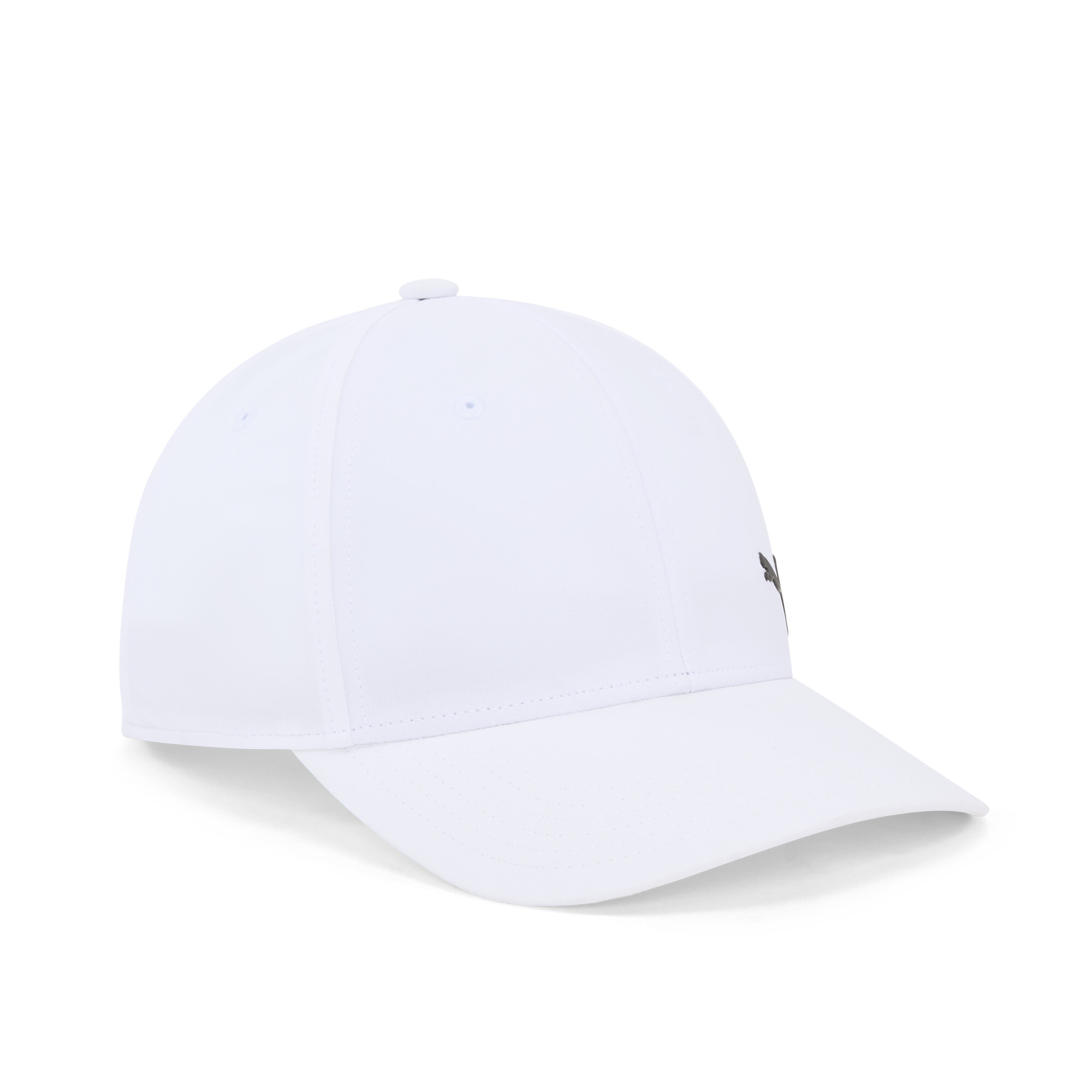 PUMA Force 3.0 Stretch Fit Cap in White, Size L/XL