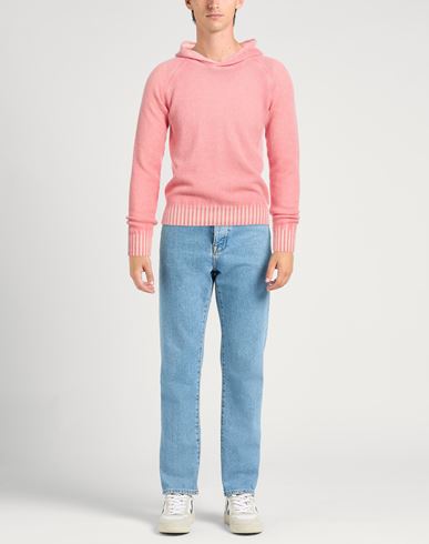Man Sweater Salmon pink Size 38 Cashmere