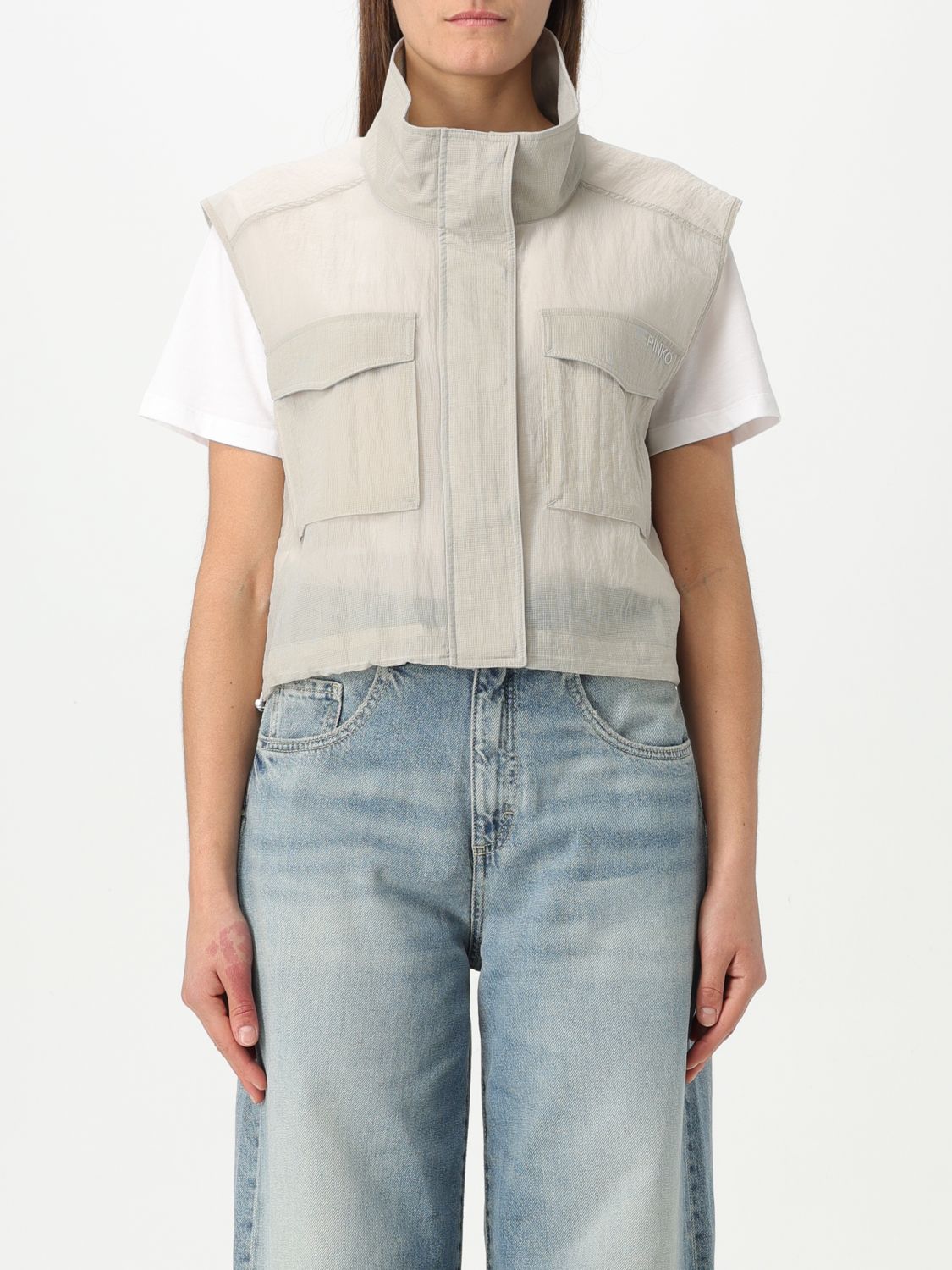 Jacket Woman color Pearl
