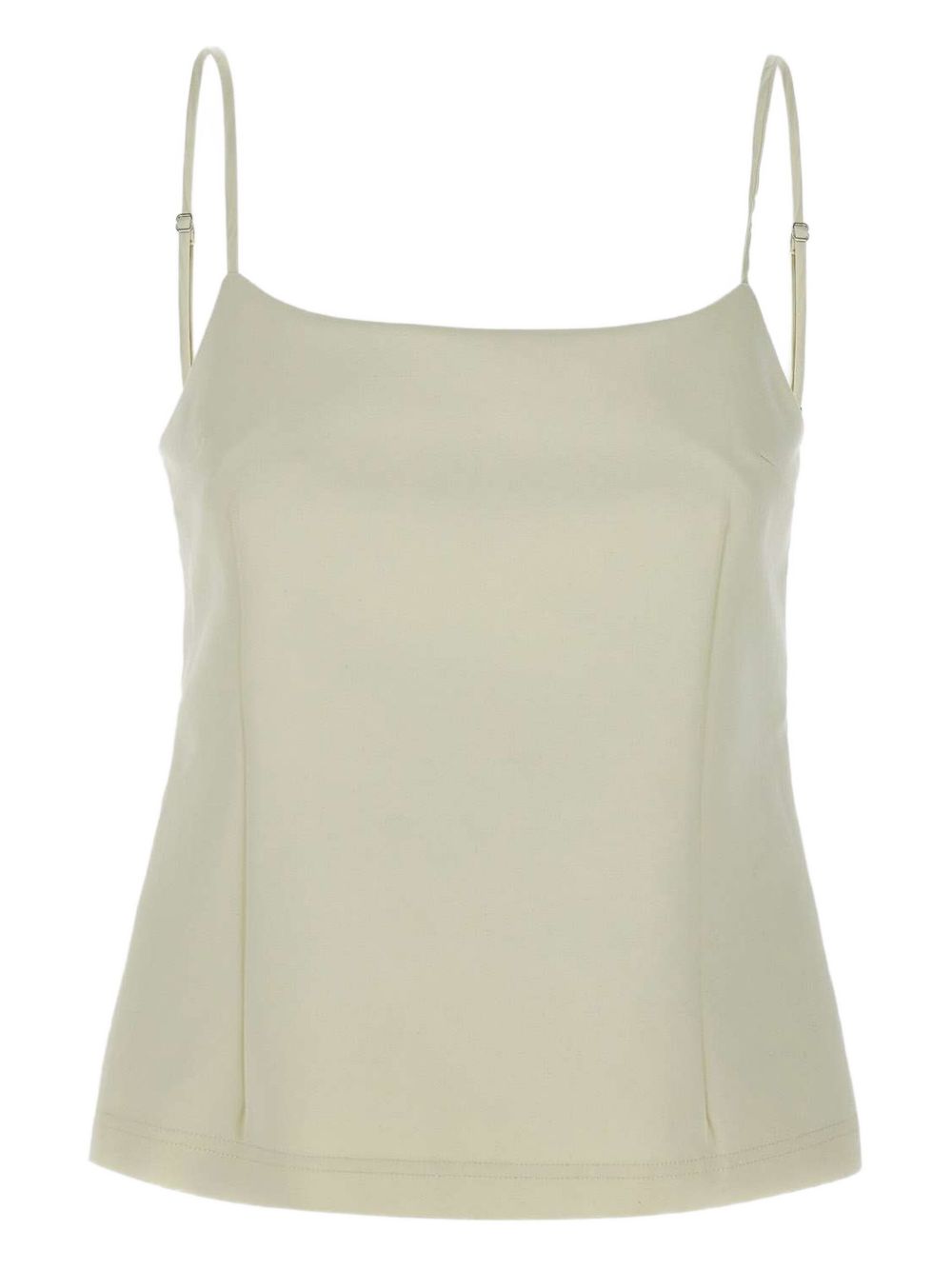 Square-neck top - Neutrals