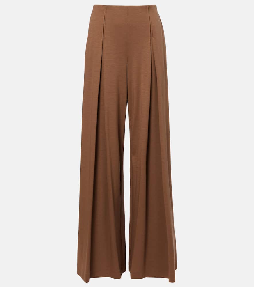 Cocco virgin wool wide-leg pants