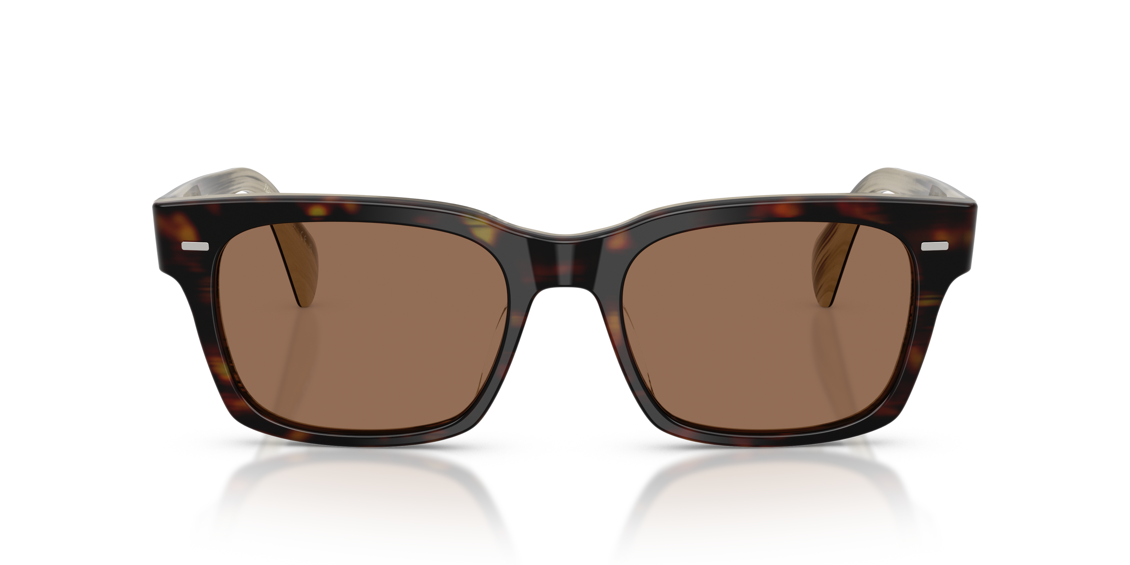 Oliver Peoples Uniseks Oliver Peoples OV5332SU RYCE SUN 166673 Zonnebrillen Acetaat Schildpad Bruin Kwadraat Normaa