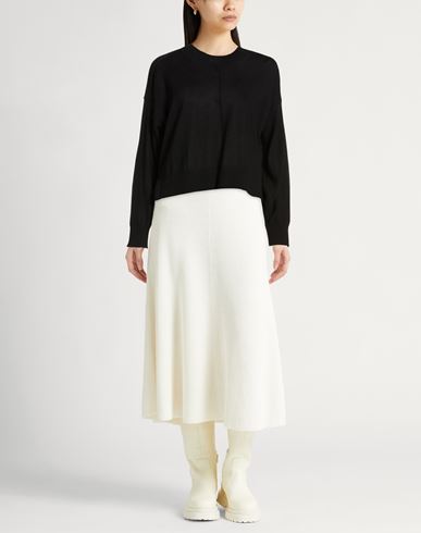 Collezione N_01 Woman Sweater Black Size L Merino Wool