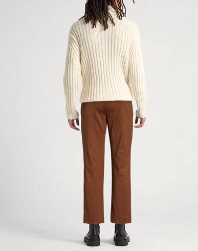 Man Pants Brown Size 32 Cotton, Elastane