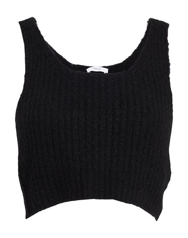 Woman Top Black Size M Wool, Cashmere, Nylon