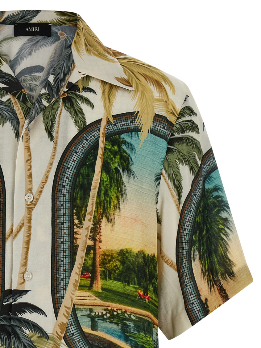 Multicolor Paradise Bowling shirt
