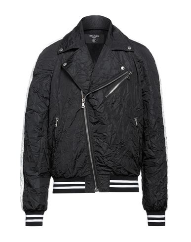 Man Jacket Black Size 38 Polyester