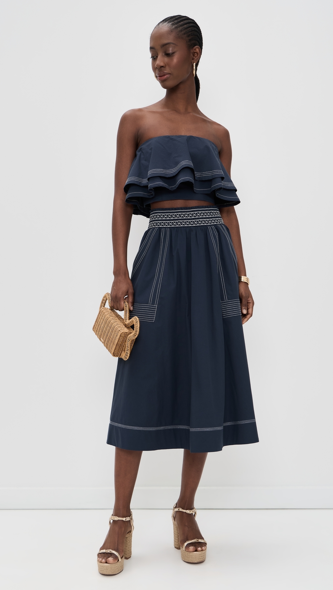Poppy Top Navy