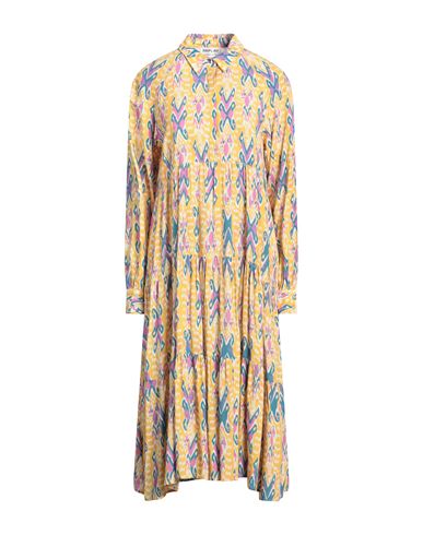 Replay For Impressionen Woman Midi dress Marigold Size M Viscose