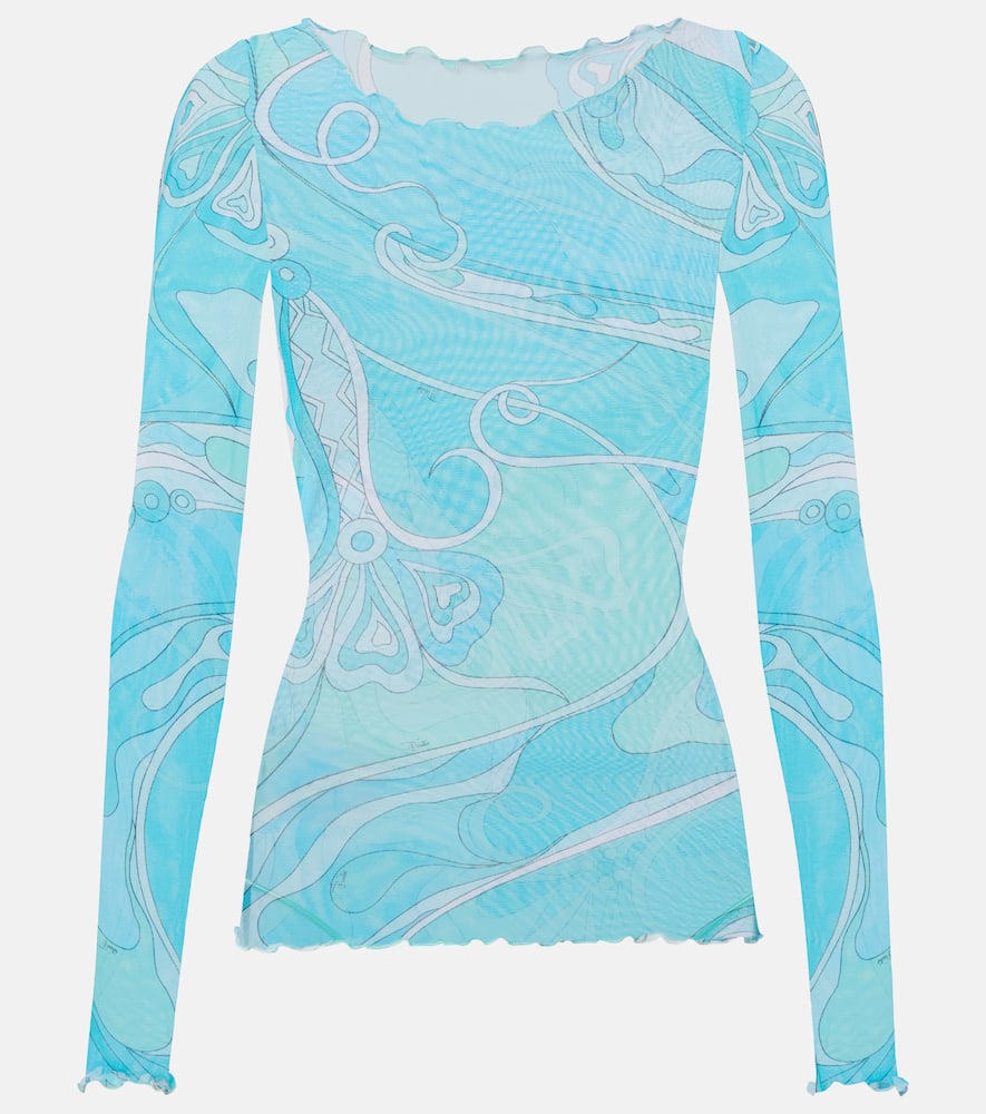 Orchidee sheer top