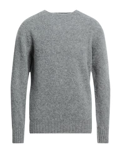 Man Sweater Light grey Size XL Wool