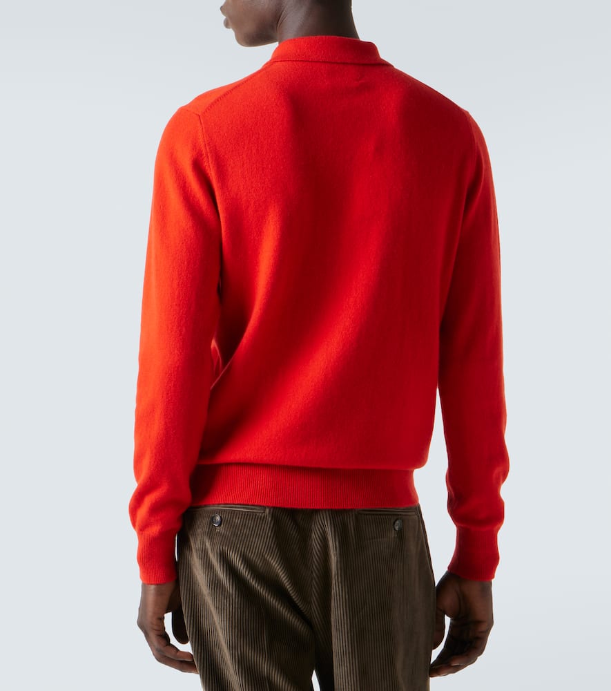 Cashmere polo sweater