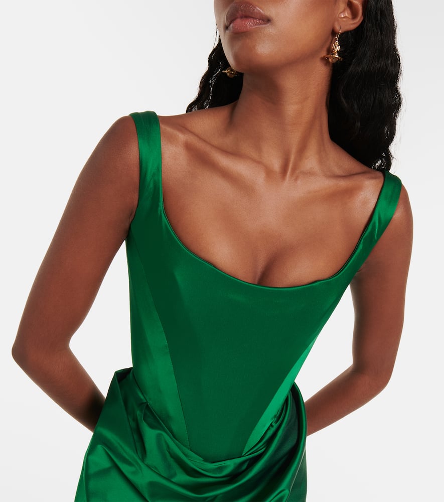 Vivienne Westwood Nova Camille satin corset gown