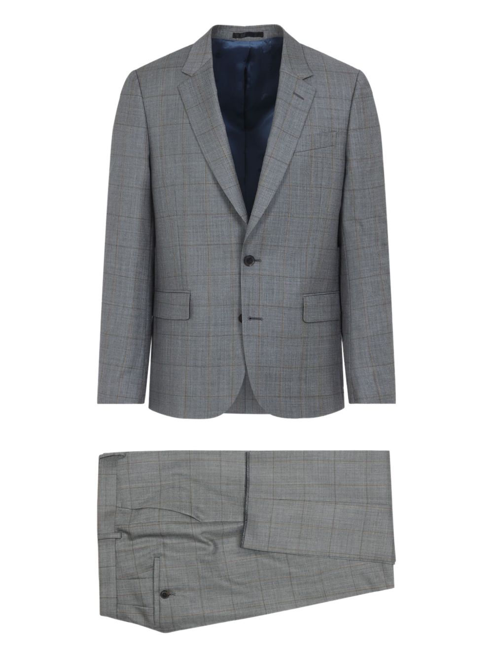 Wool single-breasted suit - Grey