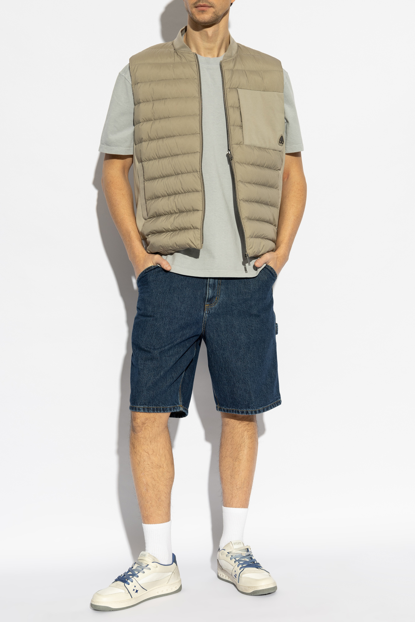 Denim Shorts, Men's, Navy Blue