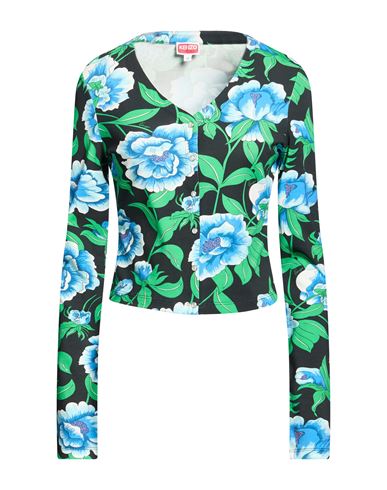 Woman Shirt Black Size M Cotton, Elastane
