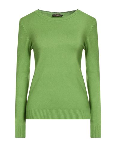 Woman Sweater Green Size S/M Viscose, Polyamide, Polyester
