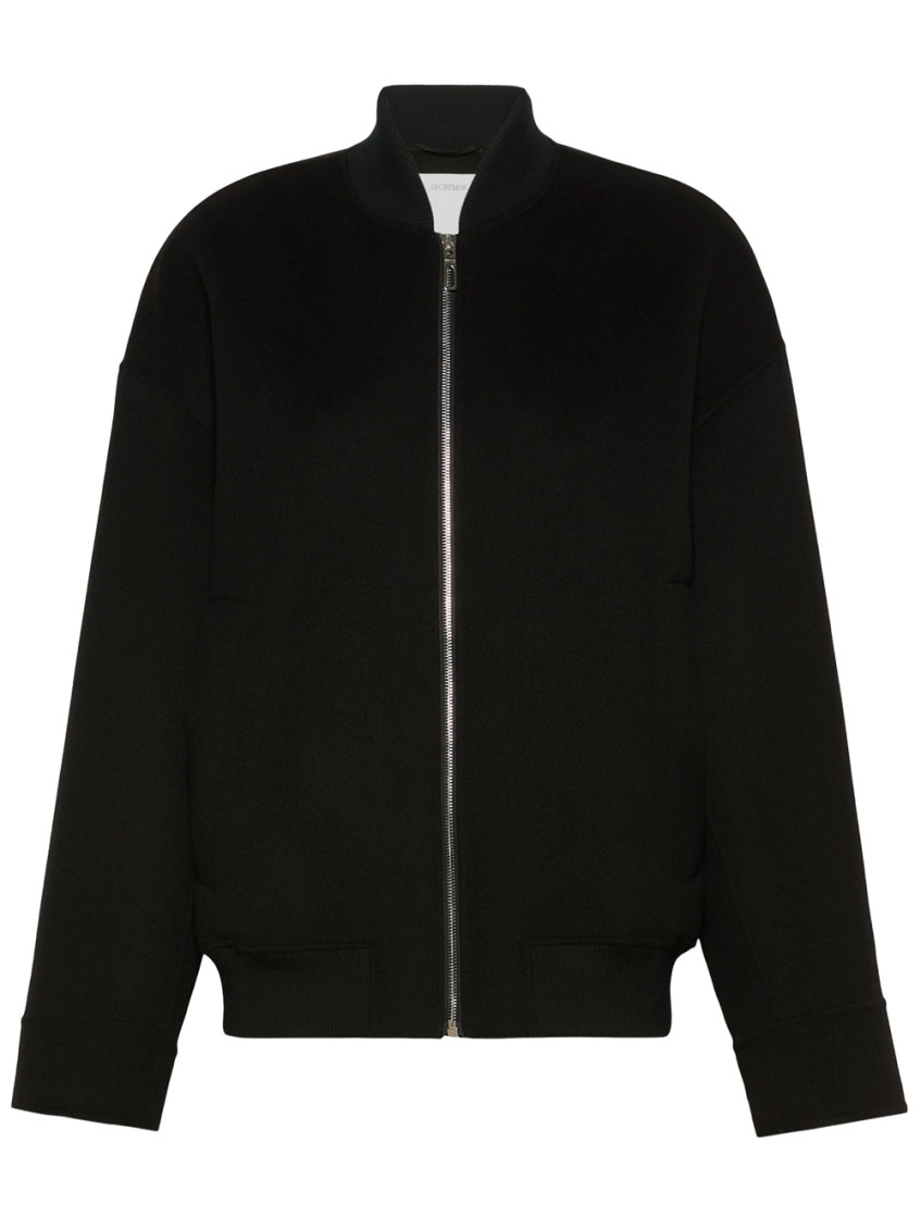 Black Mock Collar Jacket