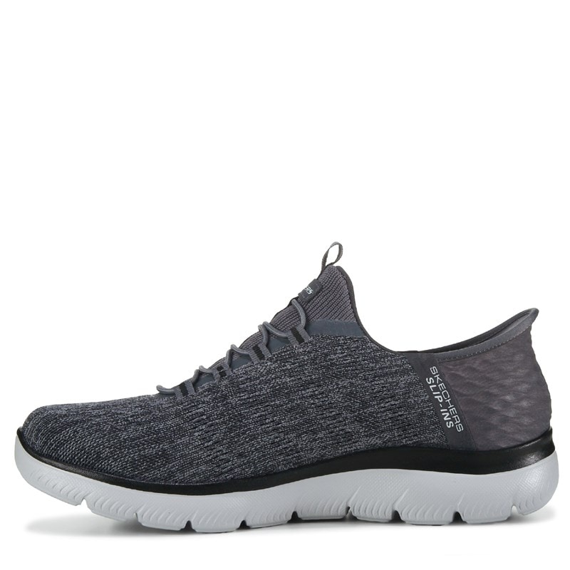 Men's Slip-Ins Summits Sneakers (Grey/Black Wide)