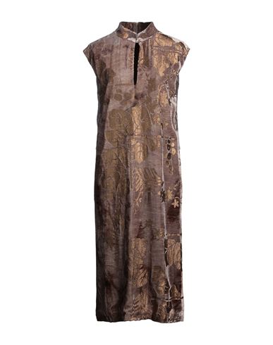 Woman Midi dress Light brown