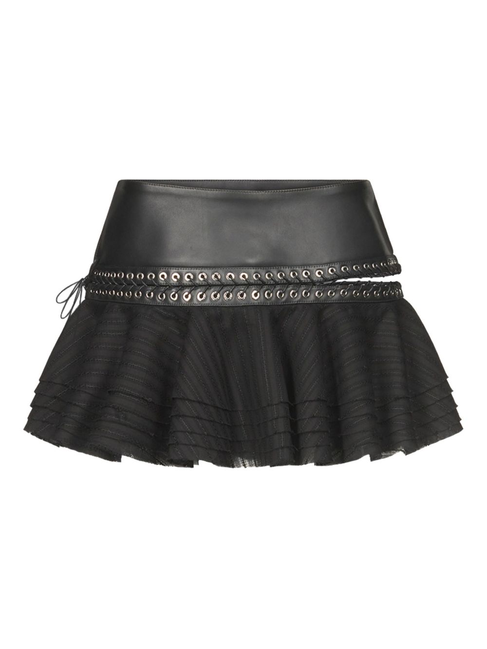 Ludovic de Saint Sernin Charlotte mini skirt - Black