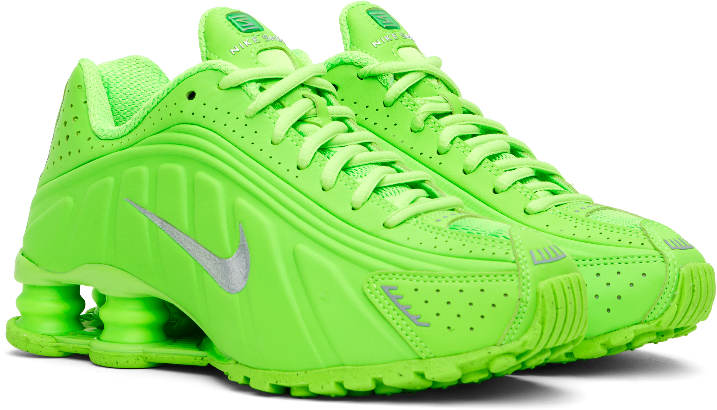 Green Shox R4 Sneakers
