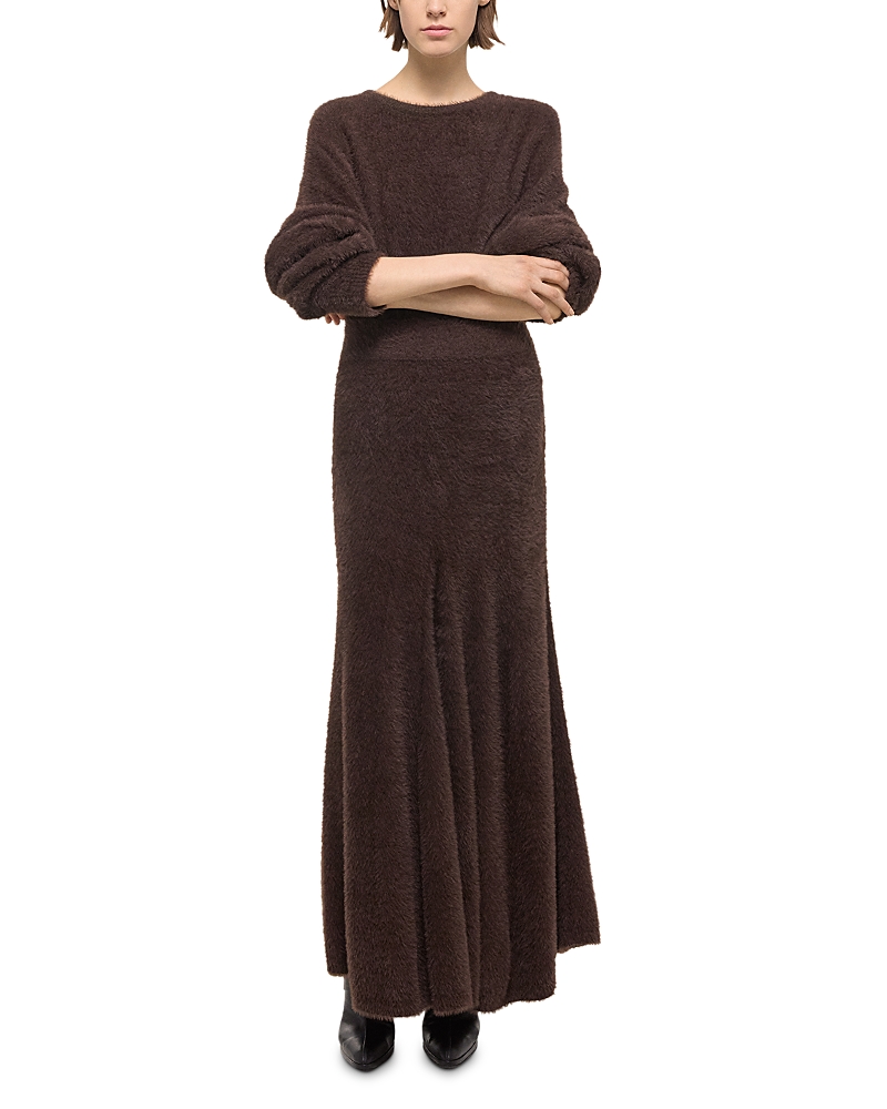 Grunge Fuzzy Maxi Skirt