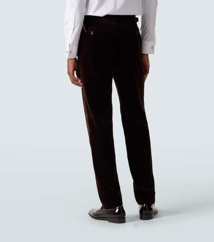Gregory cotton velvet suit pants