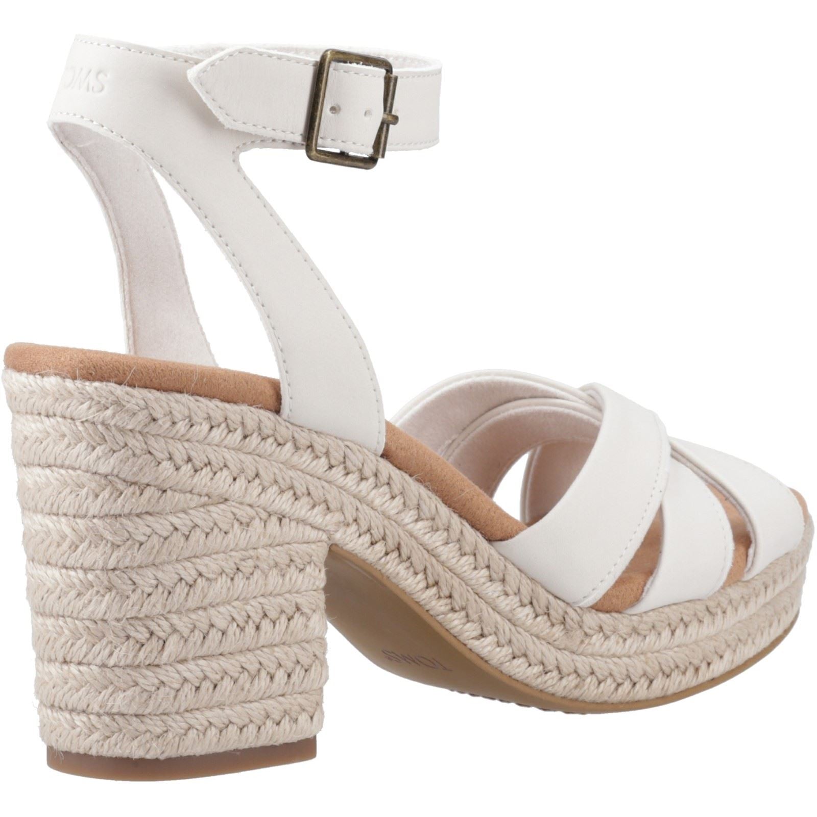 Toms Majorca Strappy Leather Women's Light Sand Hee