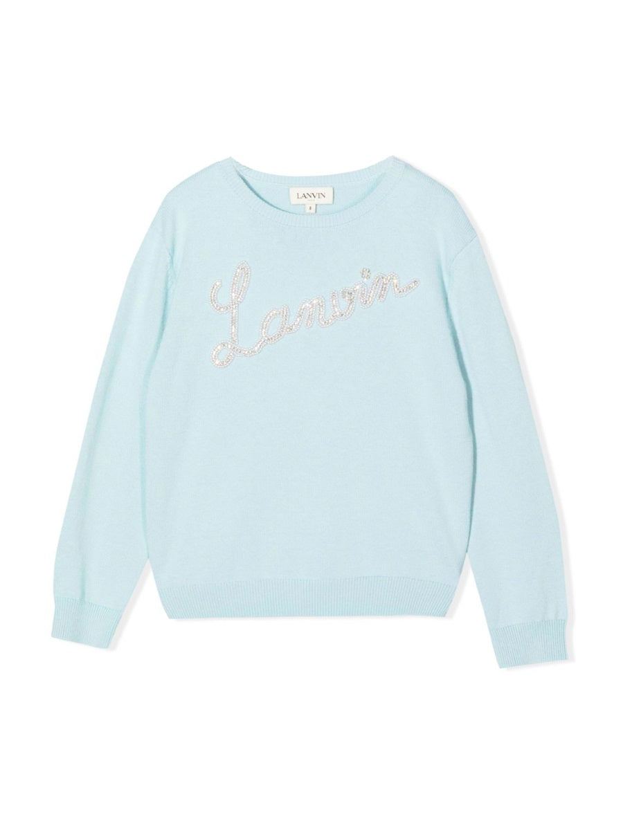 Girls' Signature Logo Pullover Sweater