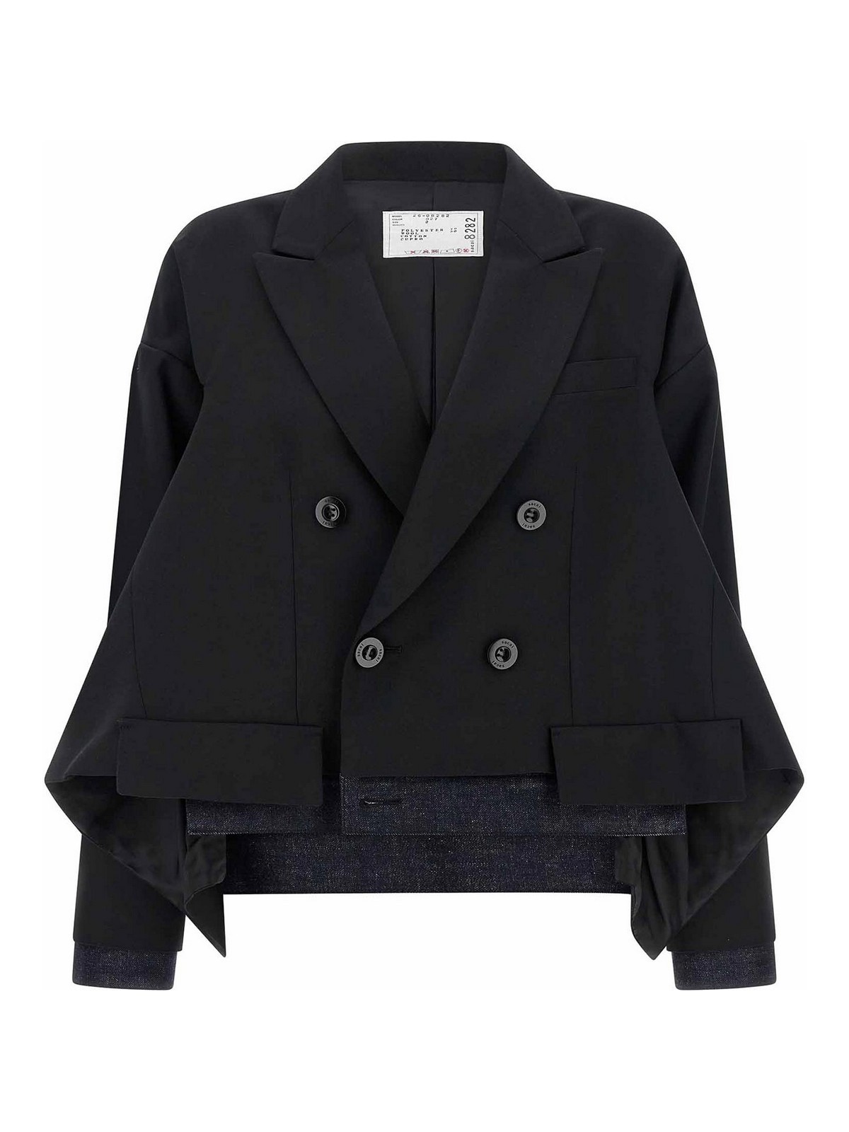 Denim Insert Blazer