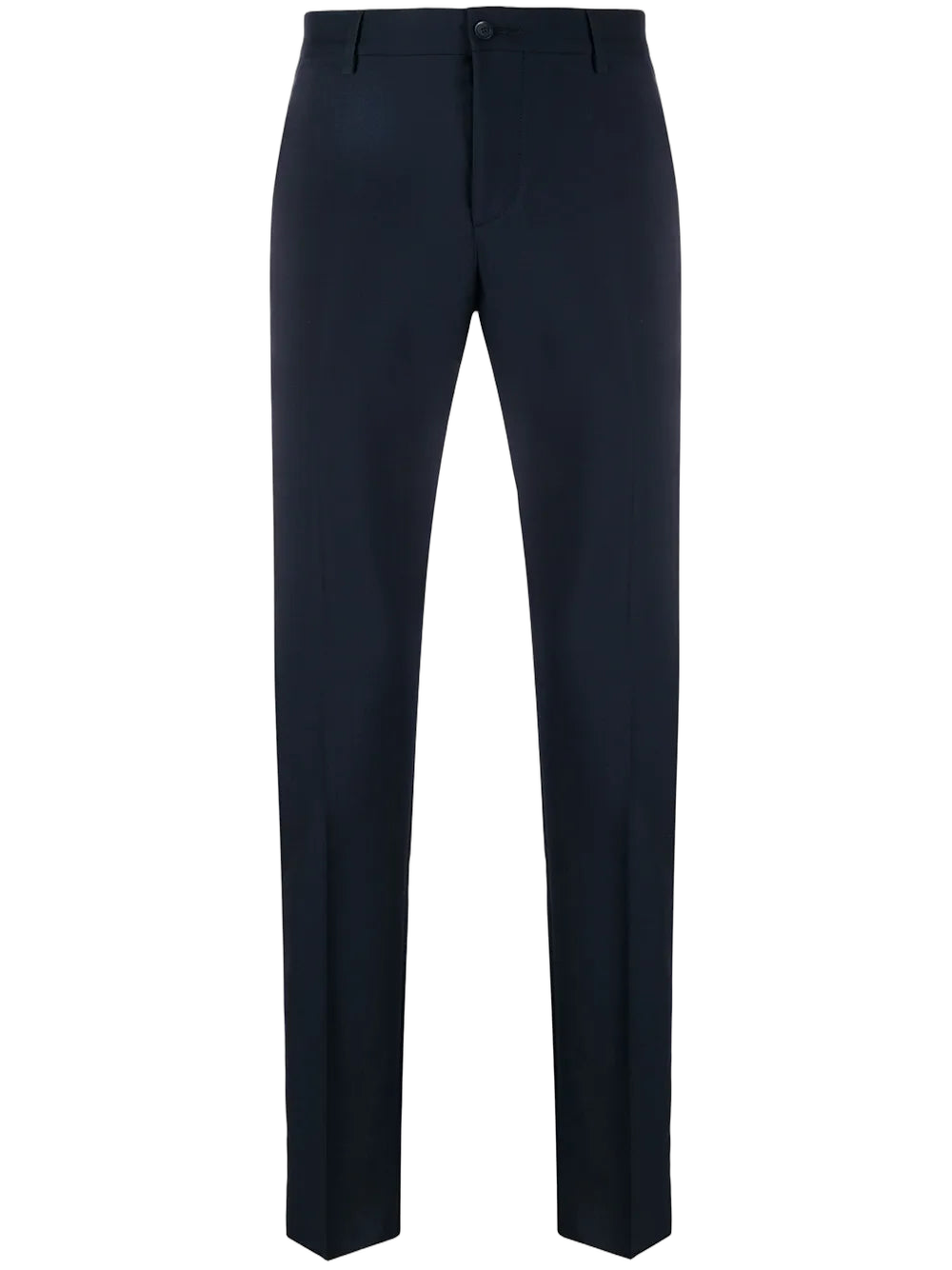 Side-Stripe Tailored Trousers — Black