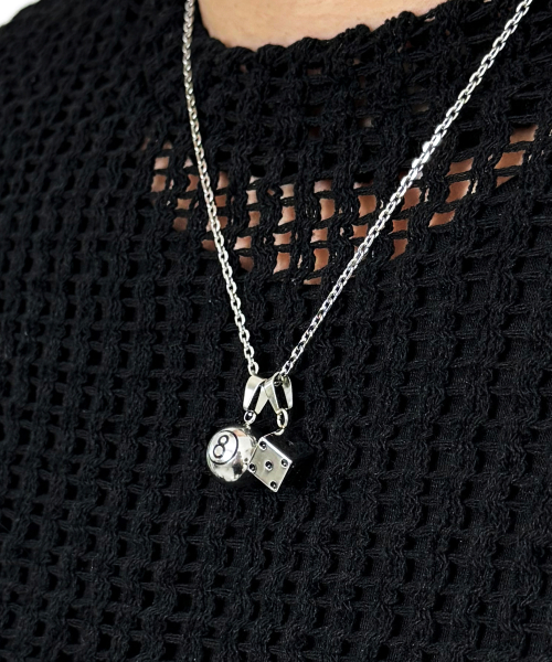 3way 8ball & dinner necklace