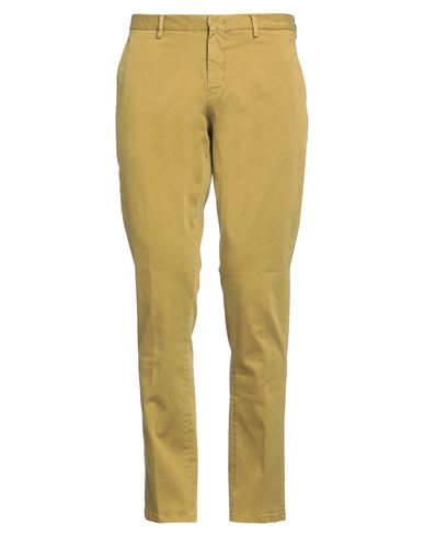 Pt Torino Man Pants Military green Size 36 Cotton, Elastane